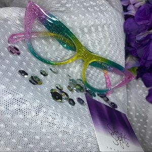Cat Eye Rainbow Glasses